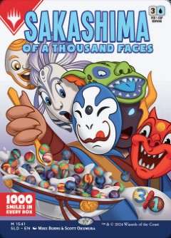 Sakashima of a Thousand Faces Secret Lair Drop - Just Add Milk Art